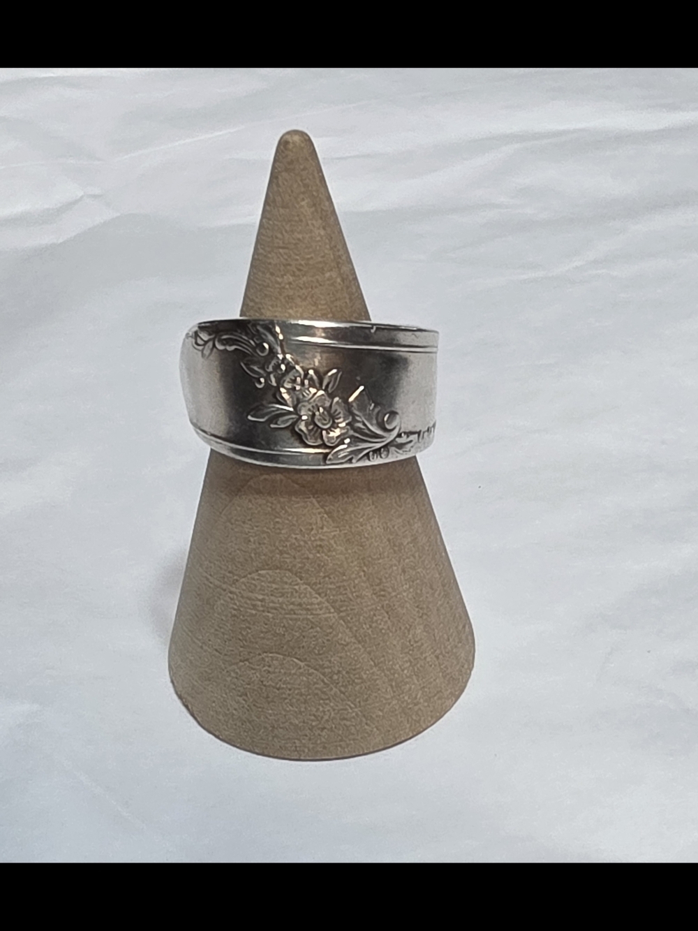 Silver Spoon Ring Size 8